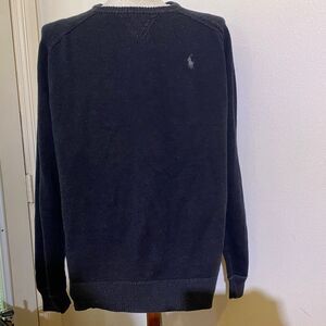 Polo Ralph Lauren Cotton Crewneck Sweater Black Size X-Large